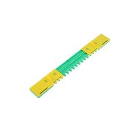 WRITWAA Lot de 2 Entrées de Ruche en Plastique Vert-Jaune Bloque-Entrées Anti-Évasion pour Ruches Accessoire Apicole Pratique pour Apiculteur Ventilation Efficace et Protection