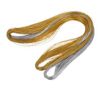 WRITWAA Lot de 2 ficelles métalliques dorées de Noël pour la Fabrication de Bijoux, de Bracelets, de décorations suspendues