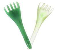 WRITWAA Lot De 2 Peignes De Massage Pour Le Cuir Chevelu Le Visage Et Le Visage Pour Massage De La Tête Drainage Soins De La Peau Thérapie Peigne Antipelliculaire Résine Verte