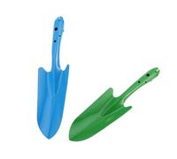 WRITWAA Lot de 2 Pelles de Jardin en Fer, Petites Pelles à Creuser Le Sol, Outils de Jardinage Multifonctions pour Repiquage, Désherbage et Plantation, Usage Domestique, Couleur Aléatoire