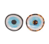 WRITWAA Lot De 2 Petites Pinces à Griffes Œil Maléfique Bleu Mini Pince à Cheveux Pour Filles Accessoires Cheveux Motif Œil Maléfique Fins Et Épais Usage Quotidien Et Voyage