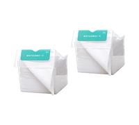 WRITWAA Lot De 2 Serviettes Épaisses Pour Le Visage Lingettes Simples Humides Et Sèches Nettoyantes Mouchoirs En Coton Serviettes De Maquillage Blanches