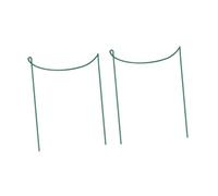 WRITWAA Lot de 2 Supports de Plantes en Fer 40x25 Cm pour Jardin et Balcon, Tuteur de Croissance Résistant aux Intempéries, Treillis Métallique Pratique pour Plantes Grimpantes et Fleurs