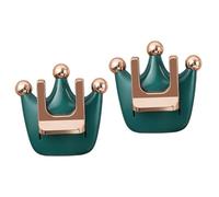 WRITWAA Lot De 2 Supports Muraux Pour Sèche-Cheveux Couronne Support Pour Sèche-Cheveux Pour Salle De Bain Organisateur De Salle De Bain Support De Support Pour Sèche-Cheveux Abs