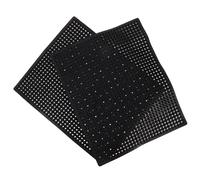 WRITWAA Lot de 2 Tapis à Gratter Doux pour Bovins et Chevaux 360X300 MM Tapis Anti-Démangeaisons en Matériau Hypoallergénique Accessoire de Toilettage pour Élevage Soulagement des