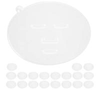 WRITWAA Lot de 20 masques en forme de masque pour le visage - Réutilisables - Forme de visage - Collagène - Pour bricolage - Modèles de masques - Moules pour masques