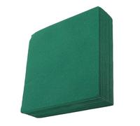 WRITWAA Lot de 25 Serviettes Jetables Vertes sans Poussière Haute Absorption en Fibres Serviettes de Table Écoresponsables pour Mariage Fête Cocktail Déjeuner et Voiture Usage