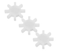 WRITWAA Lot de 3 Agitateurs Magnétiques en Ptfe Forme Engrenage Barre D’Agitation Magnétique Laboratoire Agitateur Scientifique 3 Pièces pour Mélange Précis Solutions Chimiques