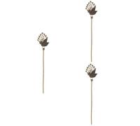 WRITWAA Lot De 3 Aiguille À Cigares Accessoires Pour Cigares Tisonnier Perforateur De Cigares Kit D'Outils De Tirage De Cigares À Cigares Outil D'Amélioration Du Tirage