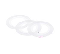 WRITWAA Lot de 3 Bandes Adhésives Nail Art Brillantes Blanches, Ruban Autocollant pour Ongles Diy, Lignes de Marquage Fines pour Manucure, Accessoires Nail Art pour Femmes et Salon