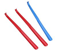 WRITWAA Lot de 3 Chausse-pieds en Plastique 58 Cm pour Hommes et Femmes, Simple et Pratique, Soulage le Mal de Dos, Maison Voyages Couleur Aléatoire