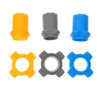 WRITWAA Lot de 3 protections pour microphone - Housse pour micro sans fil portable - Protection en silicone avec anneau anti-chute pour concerts, sermons et conférences