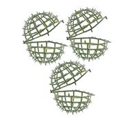WRITWAA Lot de 3 Supports pour Topiaires en Plastique 10 Cm, Étagères pour Plantes Artificielles, Cadres pour Boules de Gazon Décoratives, Adaptés Jardin, Mariage et Décoration Intérieure