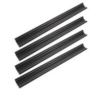 WRITWAA Lot de 4 Baguettes de Cadre Rétro Européen 50 Cm Noir et Or, Moulures Décoratives pour Cadres de Peinture à l'huile, Garniture Vintage pour Loisirs Créatifs et Décoration