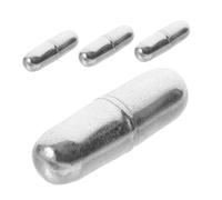 WRITWAA Lot de 4 Barres d'Agitation Magnétiques en Acier Inoxydable 6X22Mm Bâtonnets Mélangeurs Compacts et Résistants pour Laboratoire Bureau et Préparation de Cocktails Réutilisable