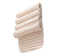 WRITWAA Lot de 4 Coussinets Réutilisables pour Couches Lavables Bébé Inserts Absorbants à 3 Couches en Tissu Doux Tailles Adaptées Protection Anti-Fuite pour Nuit et Confort Peau