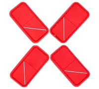 WRITWAA Lot de 4 Écussons PVC de Groupe Sanguin Positif A B Ab O à Scratch Patchs Légers et Résistants pour Vêtements Paquet à Dos Sports de Plein Air et Activités en Nature