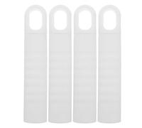 WRITWAA Lot de 4 Embouts pour Manche de Balai - Accessoire pour Balai Plat de 2,5 cm - Embouts antidérapants pour Manche de - Têtes de poignée en Plastique pour Outils de Nettoyage des sols