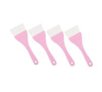 WRITWAA Lot De 4 Pinceaux Pour Masque Facial Petits Applicateurs Doux Pour Soin Peau Visage Beauté Usage Quotidien Rose