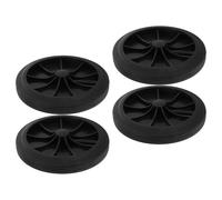 WRITWAA Lot de 4 roulettes de Remplacement en Caoutchouc pour Poubelle Roues Robustes Résistantes à L’Usure Diamètre Petit Adaptées pour Déplacement Facile et Usage Extérieur