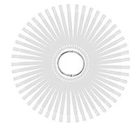 WRITWAA Lot De 50 Faux Ongles En Bâtonnets Transparents, Plaque De Couleur Pour Nail Art, Panneau D'affichage En Éventail Anneau Métallique, Pratique Pour Manucure Professionnelle Et Débutants