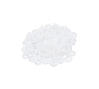 WRITWAA Lot de 50 Set De Articulations De Poupée en Plastique Blanc 30 Mm Accessoires pour Fabrication De Poupées Joints Pivotants 360° pour Créations Artisanales Bricolage Et Customisation
