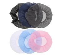 WRITWAA Lot de 6 Bonnets de Douche pour Femmes - Filet de Nuit en Maille Élastique pour Cheveux Mouillés Et Bouclés, Séchage, Bain, Lavage, Nettoyage Du Visage, Voyage, Maison, Salon de Coiffure.