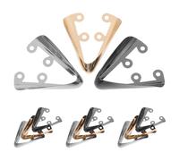 WRITWAA Lot de 6 paires de protège-orteils en métal pour talons hauts - Couvre-embouts - Pour chaussures de mariage, réparation, décoration de robe