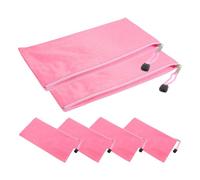 WRITWAA Lot De 6 Pochettes De Rangement Pour Serviettes Hygiéniques Pochettes Pour Pochettes Pour Rouges À Lèvres Pochettes De Voyage En Tissu Oxford Rose