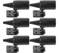 WRITWAA Lot de 6 Sifflets D’Avertissement de Cerfs Noirs pour Voiture Dispositif Anti-Collision Animaux Avertisseur Ultrasonique pour Véhicules Kit Sécurité Automobile Motorisés