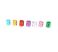 WRITWAA Lot De 70 Barrettes À Cheveux Synthétiques Pour Dreadlocks Accessoires Pour Cheveux Bijoux Et Perles