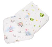 WRITWAA Lot de 8 Serviettes D'allaitement pour Bébé en Coton 30x30 Cm, Lingettes Absorbantes Multi-usages pour Toilette et Bain, Serviettes de Salive Douces Adaptées aux Nourrissons