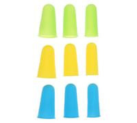 WRITWAA Lot de 9 protège-doigts en silicone pour pistolet à colle chaude - Embouts de protection, coussinets et coussinets pour dés à coudre, pour le tri et le comptage.