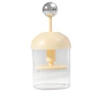 WRITWAA Machine à Bulles Manuelle pour Nettoyant Visage Mousseur Portable Orange Compact Flacon Mousse Plastique pour Soin Peau et Voyage