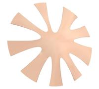 WRITWAA Manicure Template Rose Doré Shaped Outil de Sculpture pour Manucure Française Accessoire Fiable pour Ongles Guide de Forme pour Art Ongle