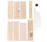 WRITWAA Maquette de Bateau Bois DIY Kit de Construction Modèle Voilier Auto-assemblage Décoration Bureau et Maison pour Tout Âge