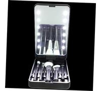 WRITWAA Maquillage de beauté Se maquiller cils fouetter Case d'organisateur de maquillage Case de transport de maquillage Plastique Black