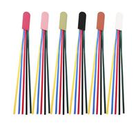 WRITWAA Marque-pages pour Différencier Facilement Sections en Cuir Pu Lot de 6 Rubans Colorés (applicable à un large éventail de lectures et manuels scolaires) Large Gamme de Lectures et