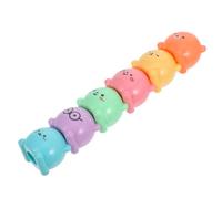 WRITWAA Marqueurs Empilables Kawaii Ours Mini Surligneur pour Scrapbooking Marqueur Compact pour Livres d'Étudiants Adapté au Papier Brillant et Fin Lot de 1 Set