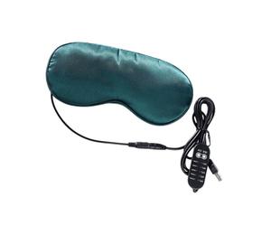 WRITWAA Masque de sommeil chauffant USB à base d'aromathérapie, bandeau en soie avec insert en absinthe, compresse chaude pour les yeux à température contrôlée pour une relaxation optimale