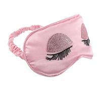 WRITWAA Masque de Sommeil pour Yeux Couvre-yeux Doux Masque de Nuit Occultant Cache-yeux Voyage Avion Cils Femmes Bande Élastique Confortable