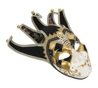WRITWAA Masque Vénitien Noir Complet Masque De Mascarade Pour Couple Gimp Mascarade Décorations De Fête Vintage Costume Mardi Gras s Pour Adultes Steampunk Femme