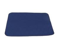 WRITWAA Matelas de Change pour Personnes Âgées Bleu en Tissu Lavable Antidérapant, Coussinet Urinaire Réutilisable Confortable pour Change et Protection
