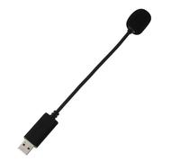 WRITWAA Microphone en Métal et Abs Col de Cygne pour Ordinateur Portable USB Flexible Qualité D'appel Claire, pour Cours en Ligne et Conférences