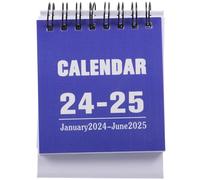 WRITWAA Mini Calendrier de Bureau avec Support Stable Design Simple et Décoratif pour Maison et Bureau Calendrier Mensuel Personnalisé pour Notes et Motivation