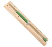 WRITWAA Minuteur en Bois Sablier Réutilisable en Tube de Verre, 15, Vert, Sablier de Sauna, Rappel de Temps pour Sauna et Bain à Sec