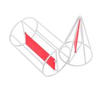 WRITWAA Modèle Cylindre et Cône avec Cadre Métal et Disque Rotatif Outil Pédagogique pour Rapport de Volume Supports Mathématiques pour Démonstrations Géométrie Classe