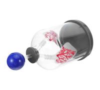 WRITWAA Modèle de Respiration Pulmonaire Pédagogique Transparent Mouvement du Diaphragme, Taille Standard, Couleur Bleue, pour Démonstrations Scientifiques et Enseignement en Laboratoire