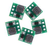 WRITWAA Module de Suralimentation DC-DC Réglable Carte PCB et Composants Électroniques, Conversion de Tension de 1,5v à 5v, Lot de 5 Pièces pour Équipement Électrique