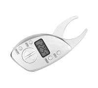 WRITWAA Moniteur numérique de graisse corporelle mesureur de graisse pieds à coulisse graisse étrier clip d'étrier de graisse étrier de la calculatrice accessoire de gym abdos Silver
